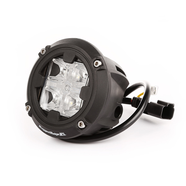 Rugged Ridge ROUND LED LIGHT 3.5IN, COMBO HIGH/LOW BEAM 15209.31